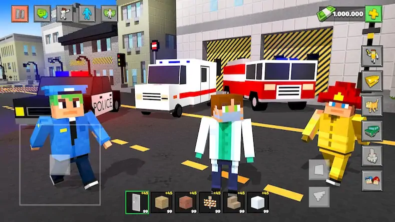 Скачать Block City 3D: Игра Симулятор [Взлом Бесконечные деньги и МОД Меню] версия 1.2.5 на Андроид