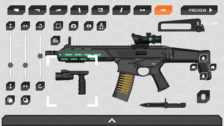 Скачать Gun Maker - настройка и дизайн [Взлом на деньги и МОД Меню] версия 0.5.2 на Андроид