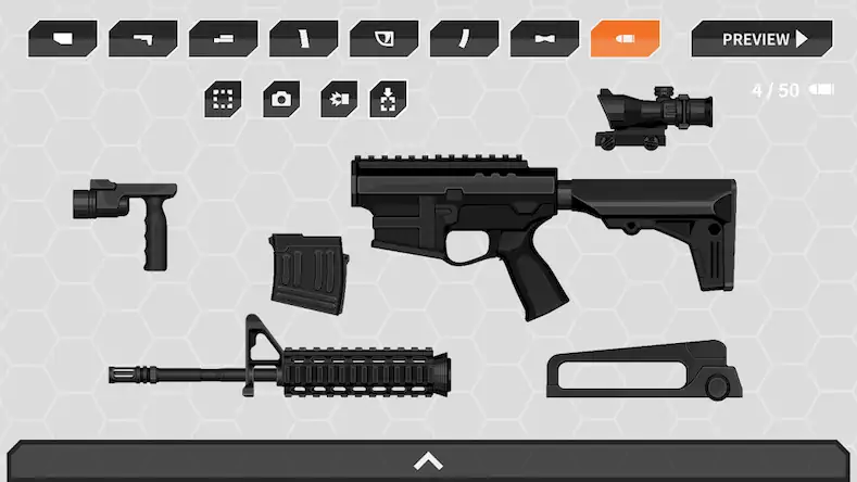 Скачать Gun Maker - настройка и дизайн [Взлом на деньги и МОД Меню] версия 0.5.2 на Андроид