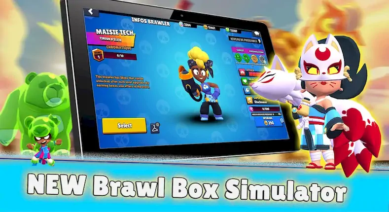 Скачать Olympus Box Simul: brawl stars [Взлом Бесконечные монеты и МОД Меню] версия 2.2.3 на Андроид