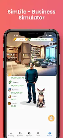 Скачать Sim Life - Business Simulator [Взлом Бесконечные деньги и МОД Меню] версия 1.6.2 на Андроид