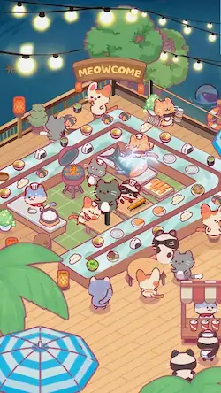 Скачать Cat Restaurant [Взлом Много денег и МОД Меню] версия 0.5.1 на Андроид