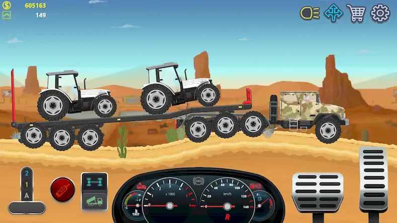 Скачать Trucker Real Wheels: Simulator [Взлом Много денег и МОД Меню] версия 0.4.3 на Андроид