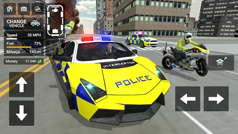 Скачать Police Car Driving Motorbike [Взлом Бесконечные деньги и МОД Меню] версия 1.2.1 на Андроид