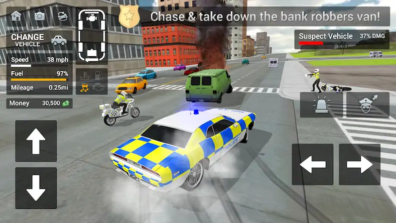 Скачать Police Car Driving Motorbike [Взлом Бесконечные деньги и МОД Меню] версия 1.2.1 на Андроид