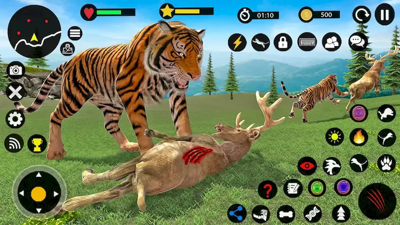 Скачать Игра на выживание семьи тигров [Взлом Много денег и МОД Меню] версия 0.6.4 на Андроид