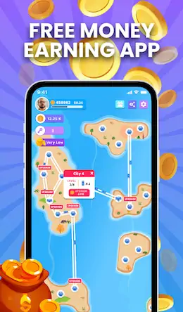 Скачать City Rush - Earn money [Взлом Бесконечные деньги и МОД Меню] версия 1.9.9 на Андроид