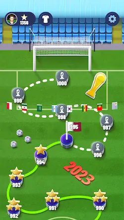 Скачать Soccer Super Star - футбол [Взлом Бесконечные монеты и МОД Меню] версия 2.6.4 на Андроид