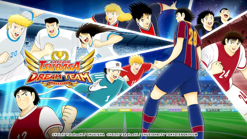 Скачать Captain Tsubasa: Dream Team [Взлом Много монет и МОД Меню] версия 2.8.4 на Андроид