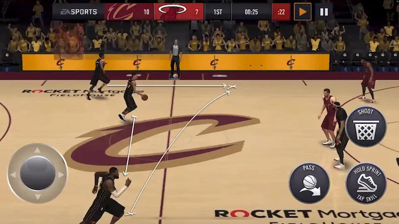 Скачать NBA LIVE Mobile Баскетбол [Взлом Много монет и МОД Меню] версия 2.7.9 на Андроид