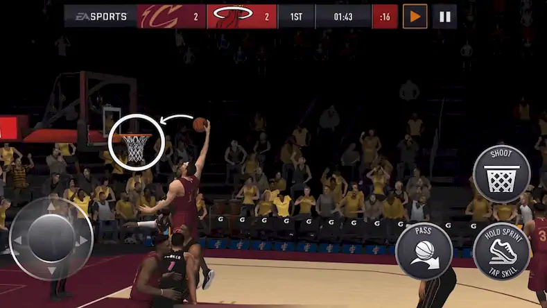 Скачать NBA LIVE Mobile Баскетбол [Взлом Много монет и МОД Меню] версия 2.7.9 на Андроид