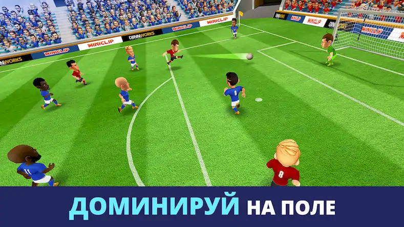Скачать Mini Football [Взлом Много денег и МОД Меню] версия 2.1.7 на Андроид