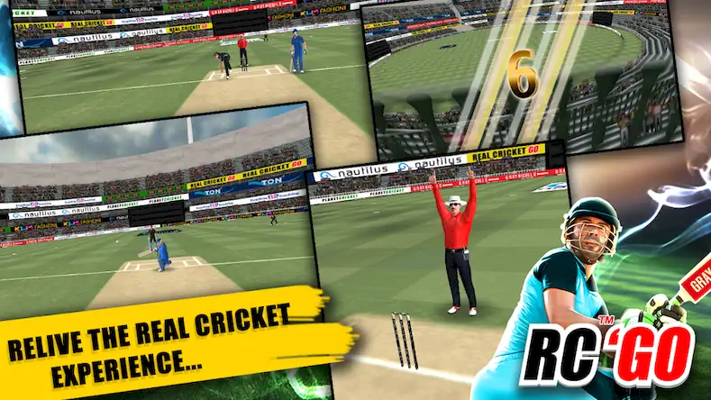 Скачать Real Cricket™ GO [Взлом на монеты и МОД Меню] версия 2.6.6 на Андроид