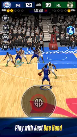 Скачать NBA NOW 23 [Взлом Много монет и МОД Меню] версия 1.6.4 на Андроид