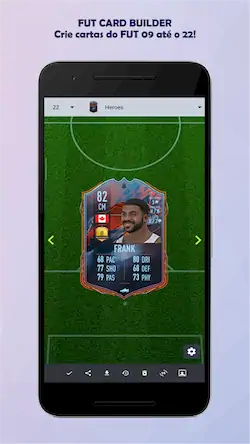 Скачать FUT Card Builder 23 [Взлом Много монет и МОД Меню] версия 0.5.3 на Андроид