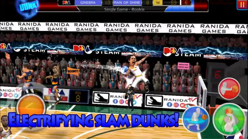 Скачать Basketball Slam Баскетбол [Взлом Много монет и МОД Меню] версия 2.3.5 на Андроид