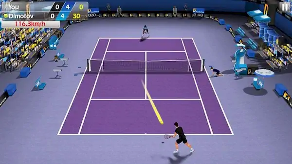 Скачать Теннис пальцем 3D - Tennis [Взлом Много денег и МОД Меню] версия 0.7.1 на Андроид