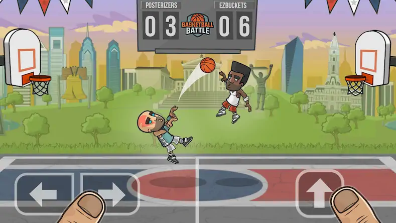 Скачать Баскетбол: Basketball Battle [Взлом Бесконечные монеты и МОД Меню] версия 1.2.9 на Андроид
