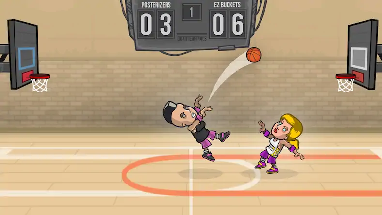 Скачать Баскетбол: Basketball Battle [Взлом Бесконечные монеты и МОД Меню] версия 1.2.9 на Андроид