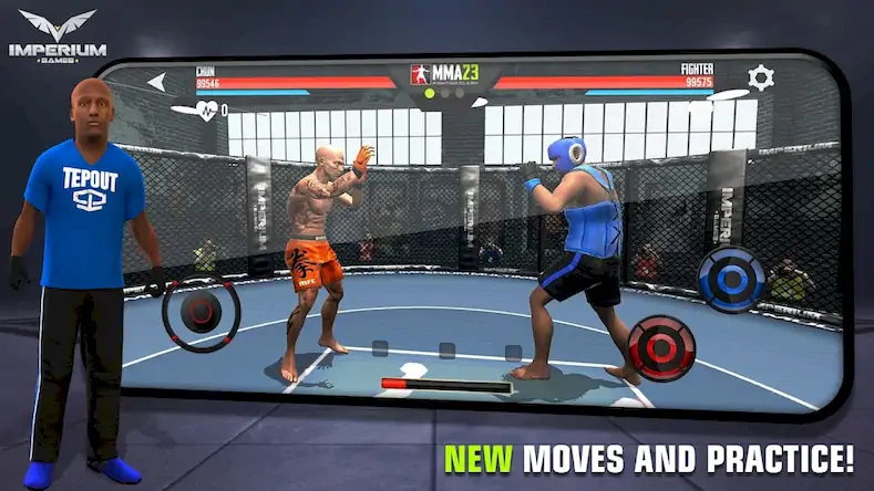 Скачать MMA - Fighting Clash 23 [Взлом на деньги и МОД Меню] версия 0.8.9 на Андроид