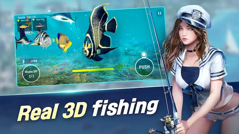 Скачать World Fishing Championship [Взлом Много денег и МОД Меню] версия 2.7.6 на Андроид