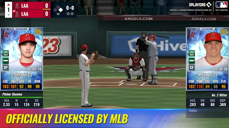 Скачать MLB 9 Innings 23 [Взлом Много монет и МОД Меню] версия 1.9.2 на Андроид