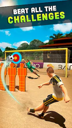 Скачать Shoot Цель Пляжный футбол [Взлом на монеты и МОД Меню] версия 0.2.5 на Андроид