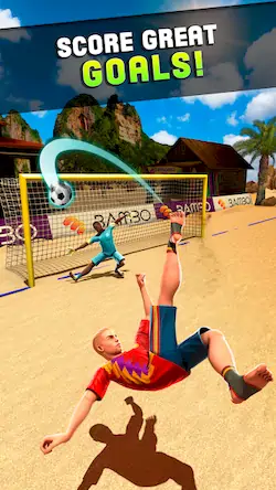 Скачать Shoot Цель Пляжный футбол [Взлом на монеты и МОД Меню] версия 0.2.5 на Андроид