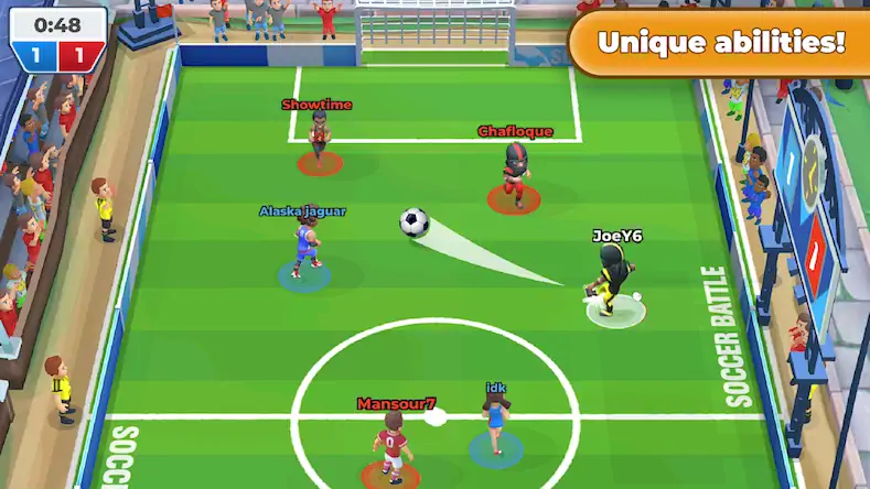 Скачать Футбол: Soccer Battle [Взлом на деньги и МОД Меню] версия 0.2.8 на Андроид