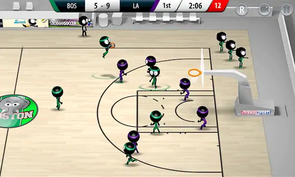 Скачать Stickman Basketball 3D [Взлом Много денег и МОД Меню] версия 0.1.2 на Андроид