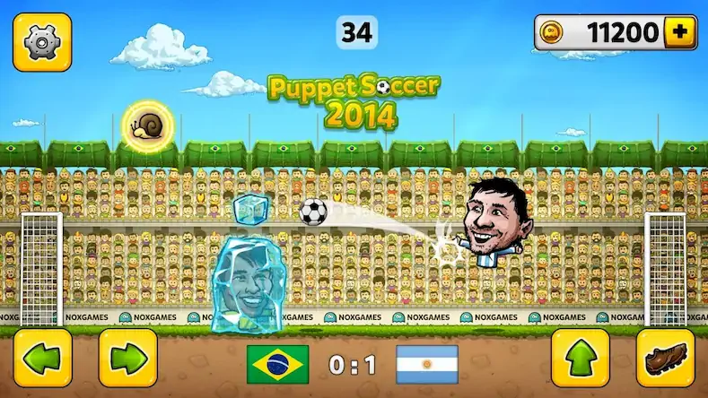 Скачать Кукольный футбол - Футбол [Взлом Много монет и МОД Меню] версия 2.5.9 на Андроид