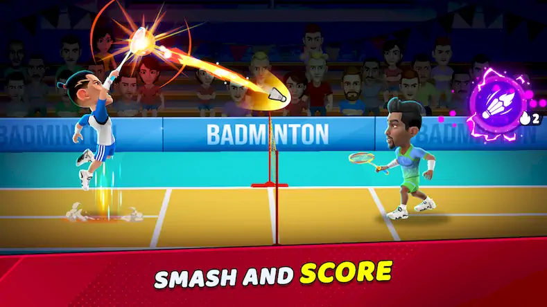 Скачать Badminton Clash 3D [Взлом Много монет и МОД Меню] версия 0.7.9 на Андроид
