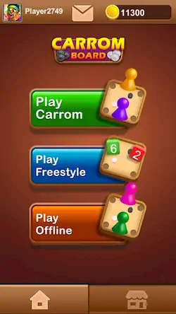 Скачать Carrom Board Carrom Board Game [Взлом Бесконечные монеты и МОД Меню] версия 2.7.3 на Андроид