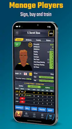 Скачать Ultimate Club Football Manager [Взлом на деньги и МОД Меню] версия 0.7.7 на Андроид