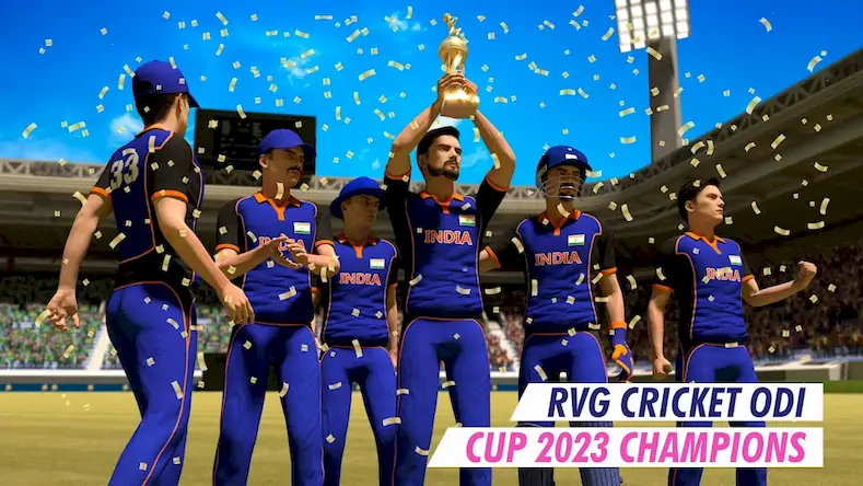 Скачать RVG Real World Cricket Game 3D [Взлом Много денег и МОД Меню] версия 0.8.3 на Андроид