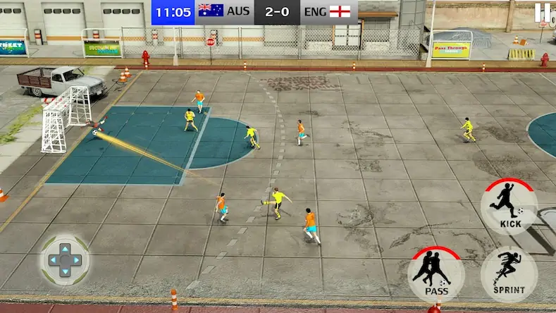 Скачать Street Football Kick Games [Взлом Много монет и МОД Меню] версия 0.2.2 на Андроид