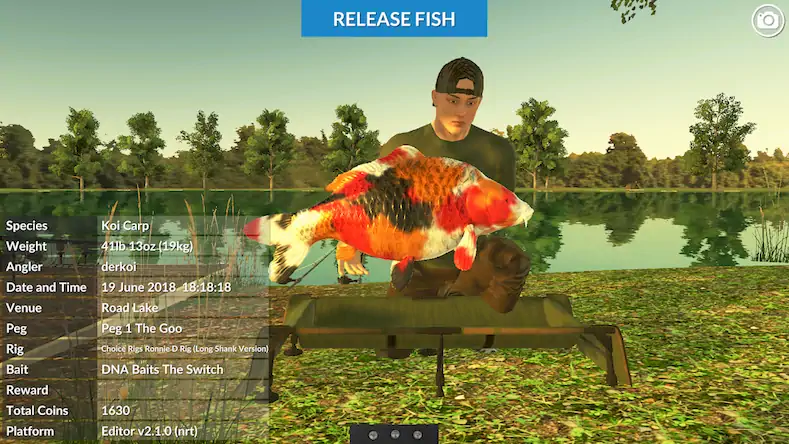 Скачать Carp Fishing Simulator [Взлом Бесконечные деньги и МОД Меню] версия 2.3.6 на Андроид