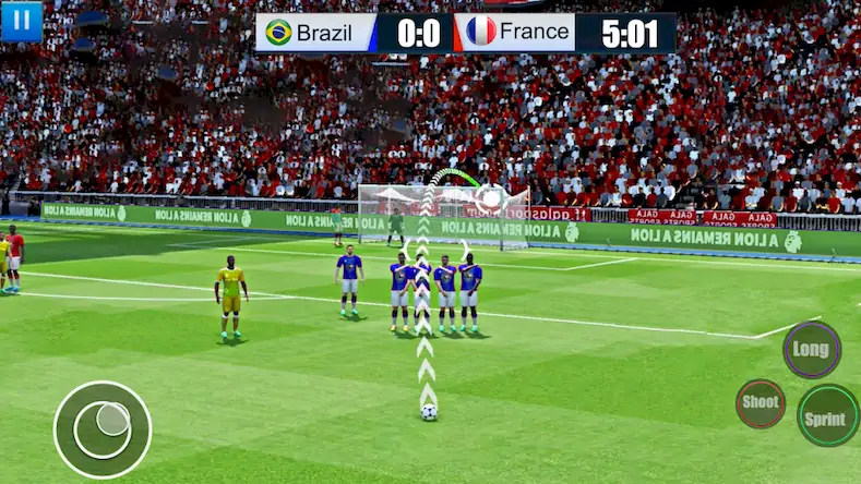 Скачать Football Soccer World Cup 2023 [Взлом Бесконечные монеты и МОД Меню] версия 0.6.2 на Андроид