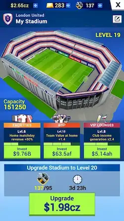 Скачать Idle Eleven - Football tycoon [Взлом Бесконечные монеты и МОД Меню] версия 0.6.6 на Андроид