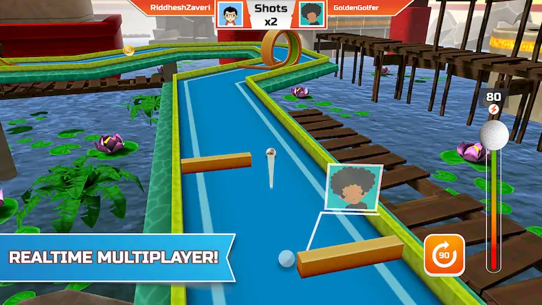 Скачать Mini Golf 3D Multiplayer Rival [Взлом на деньги и МОД Меню] версия 0.1.1 на Андроид
