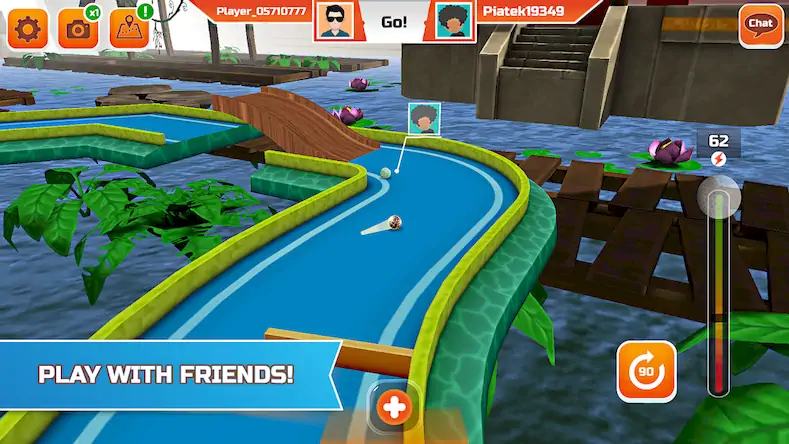 Скачать Mini Golf 3D Multiplayer Rival [Взлом на деньги и МОД Меню] версия 0.1.1 на Андроид