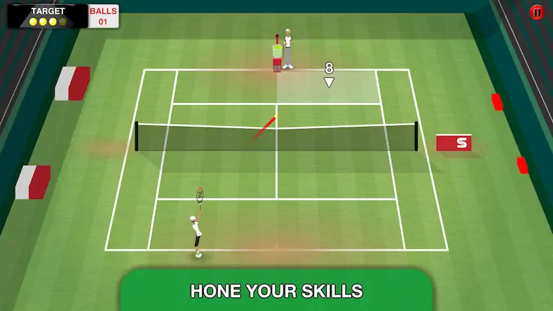 Скачать Stick Tennis Tour [Взлом Много денег и МОД Меню] версия 2.8.5 на Андроид