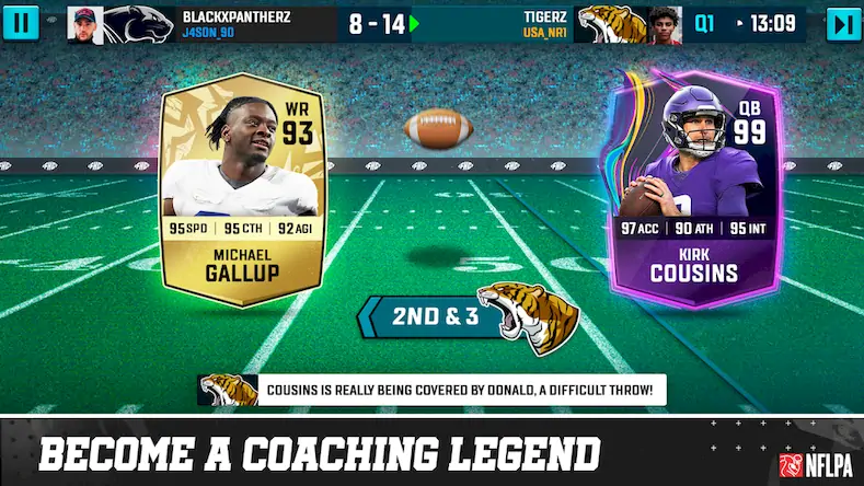 Скачать Football Head Coach 24 NFL PA [Взлом Бесконечные деньги и МОД Меню] версия 2.1.8 на Андроид