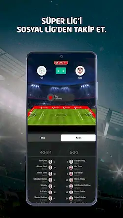 Скачать Sosyal Lig - Futbol Oyunu [Взлом на деньги и МОД Меню] версия 1.2.1 на Андроид