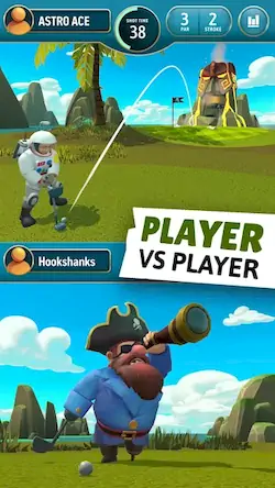 Скачать Shankstars Golf [Взлом Бесконечные деньги и МОД Меню] версия 0.1.1 на Андроид