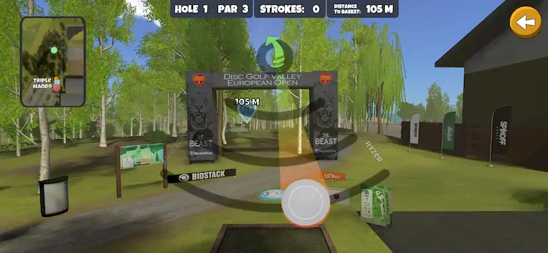 Скачать Disc Golf Valley [Взлом на деньги и МОД Меню] версия 0.2.6 на Андроид