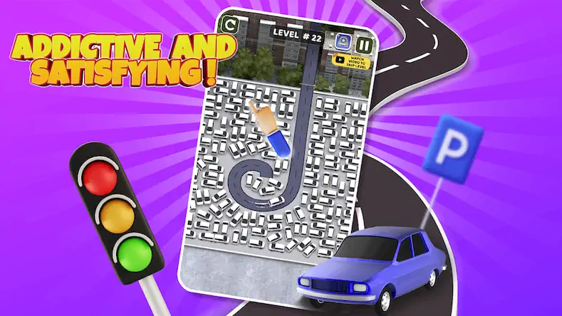 Скачать Parking Jam: Car Parking Games [Взлом Бесконечные деньги и МОД Меню] версия 1.8.9 на Андроид
