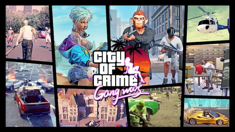 Скачать City of Crime: Gang Wars [Взлом Бесконечные монеты и МОД Меню] версия 2.8.5 на Андроид