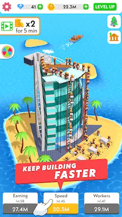 Скачать Idle Construction 3D [Взлом на деньги и МОД Меню] версия 0.6.8 на Андроид