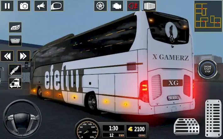 Скачать настоящий автобус симулятор иг [Взлом Бесконечные монеты и МОД Меню] версия 2.1.5 на Андроид